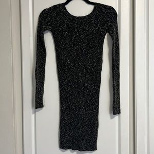 Armani Exchange A/X Long sleeve low Back Sweater dress